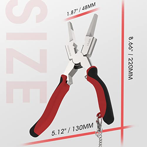 Image of YESWELDER 8 inch MIG Welding Pliers with Rentention Chain, Anti-Rust and Durable High-Carbon Steel, All-In-One Multifunctional MIG Pliers for Professional Welding