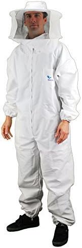 thebeeshop Beekeepers Bee Suit Removable Round Hat Veil - XL