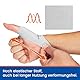 Willcom Kurzversion Elastische Daumen Handgelenkschiene Kompression Shülse - 2 Stücke Weiches Gewebe Handschuh Auskleidung für Leichte Arthritis Schmerzlinderung Protektor für Damen Herren (M)
