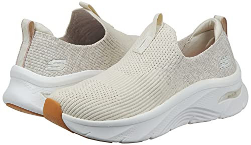 Skechers Arch Fit D'lux Key Journey, Sapatilha Feminino, Bege (Creme), 39