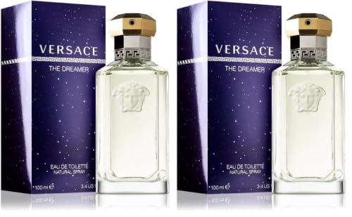 Versace Eau de Toilette for Men, 3.4 oz | The Dreamer | Pack of 2