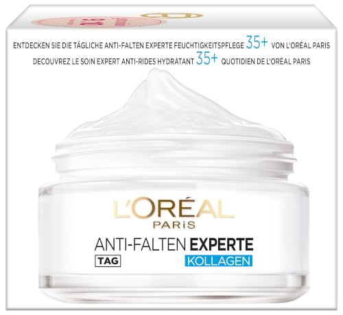 L'Oréal Paris Feuchtigkeitspflege für das Gesicht, Pflegende Anti-Aging Creme mit Kollagen Biosphären… – Ansicht 4