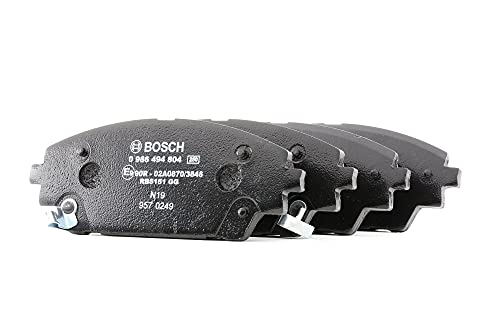 Bosch BP1118 - Pastiglie Freni Auto, Asse Anteriore - Qualità Bosch - Riduzione del Rumore e della Polvere - Certificazione ECE-R90 - Senza Rame - 1 Confezione da 4 Pastiglie