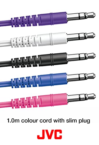 Image of JVC Cool & Comfortable Gumy Plus Earbuds Violet (HAFX7V)