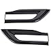 sportuli Gloss Black Tail Light Trim Bezel Kit Replacement for 2014-2021 Jeep Grand Cherokee