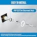 Replacement for RP22734 Bonnet Nut, Compatible with Delta R10000 and Single-Handle Shower Valves, Durable Brass Construction, Leak-Proof Seal