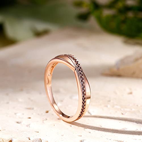 Jeulia Sterling Silver Couple Band for His and Her Stylish Crossover Polished Adjustable Matching Anniversary Wedding Diamond rings Engraving Jewelry Set Valentine Day with Gift Box3