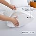 Air Mattress Sheet Set for 16-24 Inch Air Beds Twin Size,Deep Pocket Fitted Sheet with Inflation Opening,Soft & Breathable, for Guests, Camping, RVs, Includes Pillowcase Flat Sheet Fitted Sheet,White