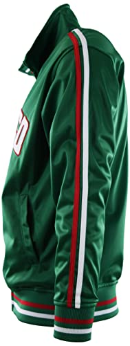 Choiceapparel Men's Mexico Track Jacket (L, Green) #TOP2