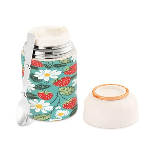 Termo de comida para alimentos calientes de acero inoxidable de 500 ml 2