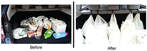 Handy Hooky 2pc Car Seat Headrest Hanger Storage Hooks - Purse Handbag Grocery Bag Holder