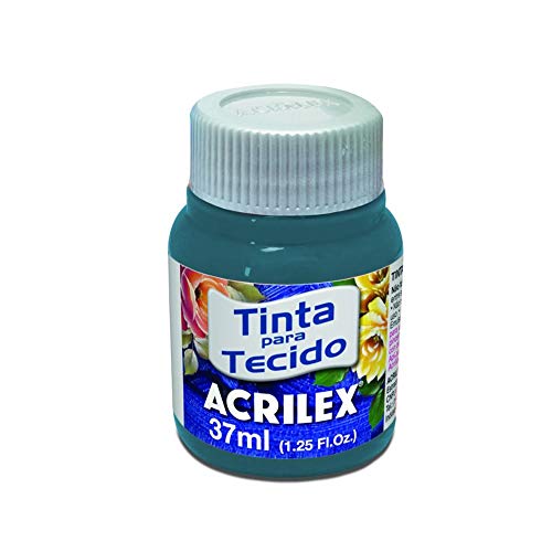 Acrilex Pintura Textil al Agua acqua Marina 37 ml Ref. 803