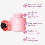 Olive & June Polish Remover Pot | Acetone-Free Nail Polish Remover with Sponge Lid for Mani + Pedi | No-Mess, Gentle & Effective Formula | Non Acetone | Vegan & Cruelty-Free | 60mL - Image 4