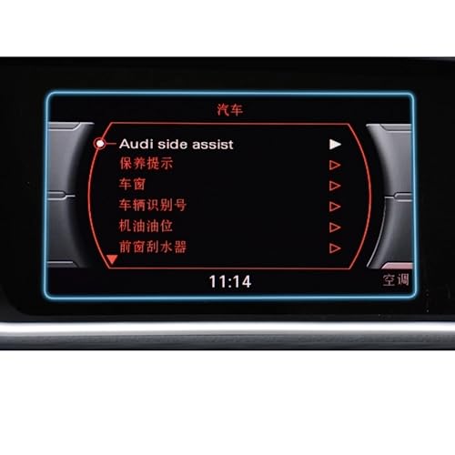 Verre trempé de voiture haut de gamme pour écran de navigation Audi A4 B8 et A5 8T 149X87mm