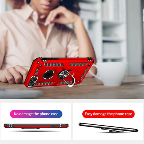 Coque iPhone 7 Plus antichoc rouge robuste étui de protection rigide 8 Plus - 6
