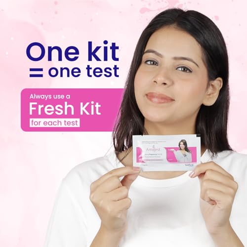 Image of Leeford Amigest Pregnancy Test Kit |1 Step HCG Urine Test | At Home Pregnancy Test Kit | Accurate Result in 3 to 5 Minutes | Home Pregnancy Check | Single-Use Device with Dropper (Pack of 3)