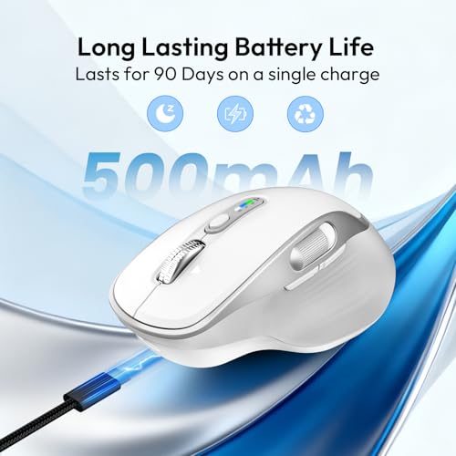 Mouse programable multidispositivo ideal para trabajar en tu computadora portátil o tableta 6
