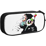 バンクシー ゴリラ アニメ ペンケース 大容量 筆箱 多機能 おしゃれ ペンポーチ 男の子 女の子 子供 シンプル ツールペンケース 高校生 大学生 社会人用 中小学生 文具バッグ