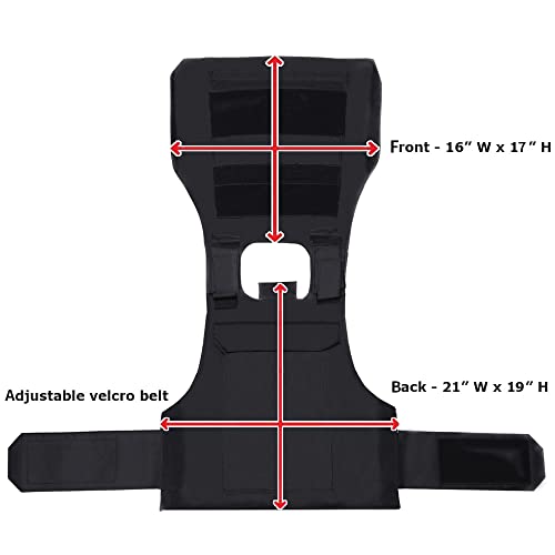 Adjcf Lightweight Tactical Vest With 2 Eva Foam Inserts - 800D Oxford Fabric, Adjustable Straps For Airsoft, Paintball, Cosplay #TOP2