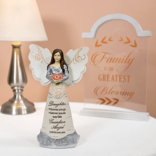 Pavilion Gift Company Elements Daughter Guardian Angel Figurine, 6", Red #TOP7