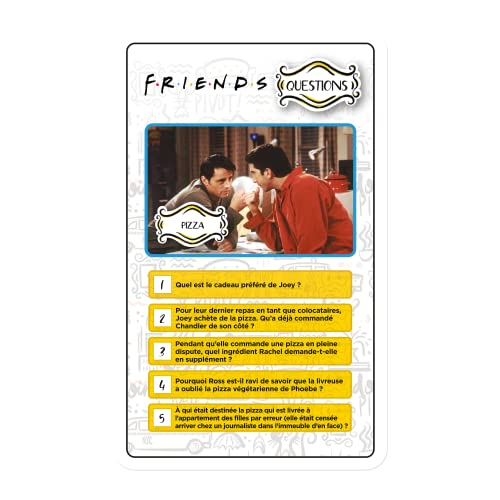 Winning Moves - Quiz Friends - 500 Questions - Format Voyage - Jeu de société - Jeux de Cartes A partir de 8 Ans - Version française