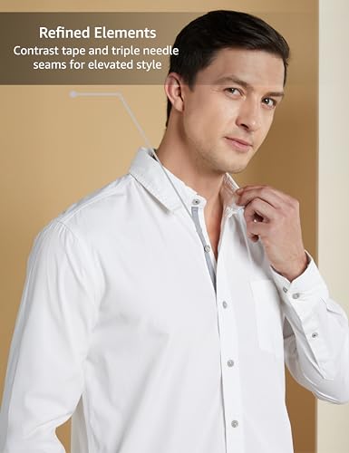 Image of Symbol Premium Men's Casual Cotton Poplin Shirt (Regular Fit)