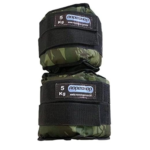 Tornozeleira/Caneleira de 5 KG Par CAMUFLADA