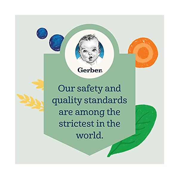 Gerber-Organic-2nd-Foods-Fruit-Veggie-Variety-Pack-Pureed-Baby-Food-35-Ounce-Pouch-18-Count-Packaging-May-Vary Gerber Organic Baby Food Pouches, 2nd Foods for Sitter, Fruit & Veggie Variety Pack, 3.5 Ounce (Set of 18)