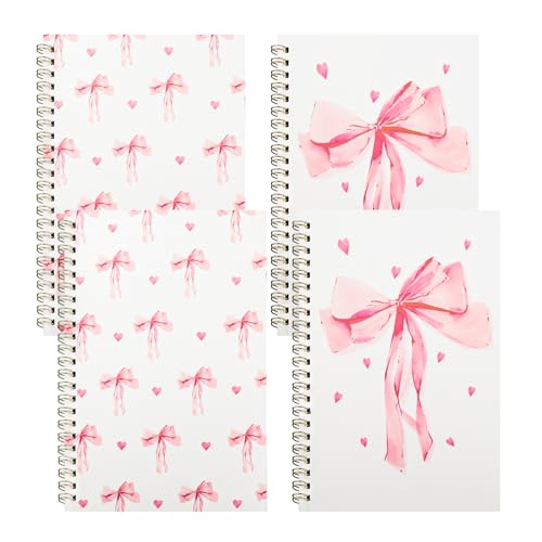 Carnet spirale rose A5 fini les pages volantes avec ce lot de cahiers lignés