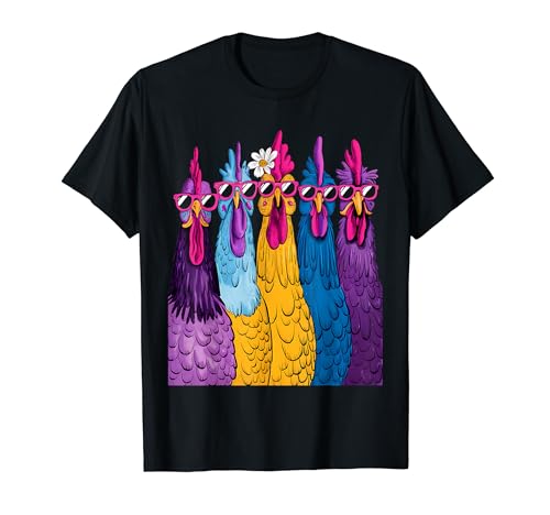 Funny Chicken Lover Farming Country Cottagecore Farm Mom T-Shirt