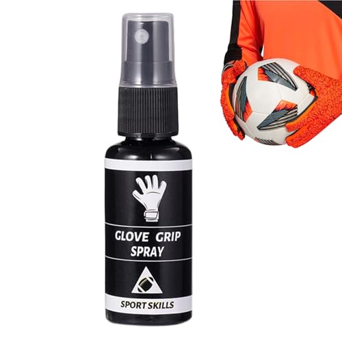 Goalie Grip Spray - 30 ml partido de fútbol Sticky Spray, guantes portátiles spray pegajoso | Portero -tackifiers para guantes de fútbol Grip refuerzo accesorios de fútbol