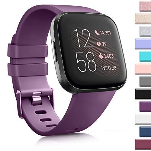 Image of AK Sports Bands Compatible for Fitbit Versa /Versa 2 /Versa SE, Soft Multi-Colors Wristbands for Fitbit Versa Lite Smart Watch Women Men