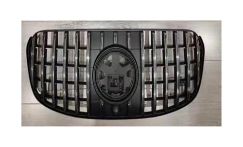 フロントグリル に適合する GLSクラス用 に適合する GLS450用 2020 2021 2022 2023 2024 2025用フロントバンパーメッシュグリル(2024 Silver)