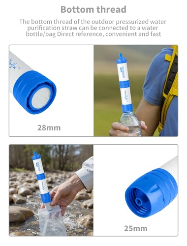 Paille filtrante pour activités de plein air et voyages Tentock