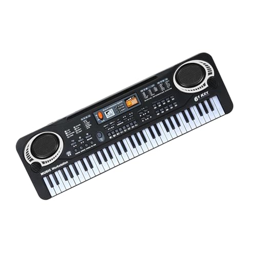 Électronique clavier Piano Clavier Électronique Numérique Noir À 61 Touches, Piano Électrique, Instrument De Musique, Avec Mini Microphone - Les Beatles, Paul McCartney, John Lennon, RIngo Starr, George Harrison Électronique clavier Piano Clavier Électronique Numérique Noir À 61 Touches, Piano Électrique, Instrument De Musique, Avec Mini Microphone – Image 3