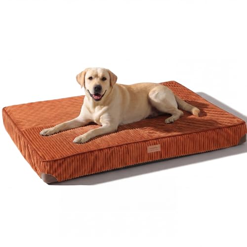 FUKUMARU X-Large Dog Bed, Thickened Waterproof Dog Mat with Washable Cover