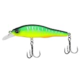 3. Dado que los peces carnada con cuerpos más anchos destellan más notablemente y son comidas más abundantes para los depredadores, el 80SP atraerá peces más grandes