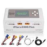IMARS D300 Plus Gens Ace Smart Lipo Battery Charger G-Tech Dual Lipo Balance Charger AC 300W DC 700W(350W*2) 16A RC Charger for 1s~6s Lipo Batteries, Life/NiCd/MH/LiHV (White)