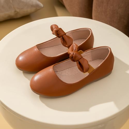 Girls Ballet Flats Dress Shoes Mary Jane Wedding Party Shoes Flower Bridesmaids Princess Shoes Flats2