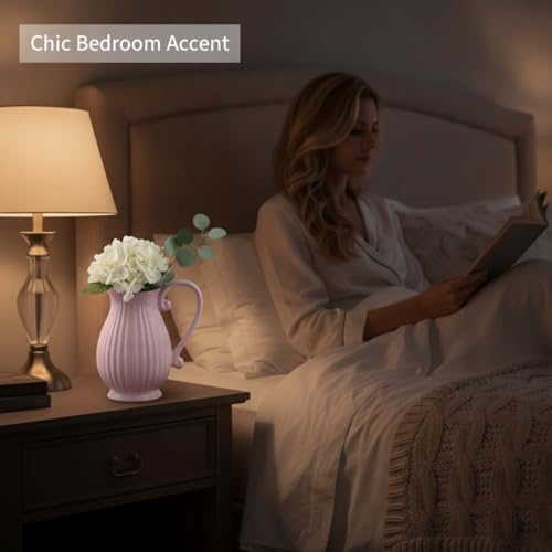 Vase en céramique moderne stable pour fleurs séchées sans risque de chute - 7