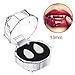 Zhanmai 6 Pairs Vampire Teeth Custom Fangs Vampire Fangs Fake Denture for Cosplay Party Props Halloween Party Fangs Favors (13 mm)