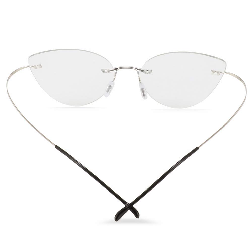MANG Unisex Randlose Selbsttönende Lesebrille Lesehilfe Sonnenbrille Sehstärke Brille Ultraleichte Komfortabel Rahmen Blendfrei Entspiegelt