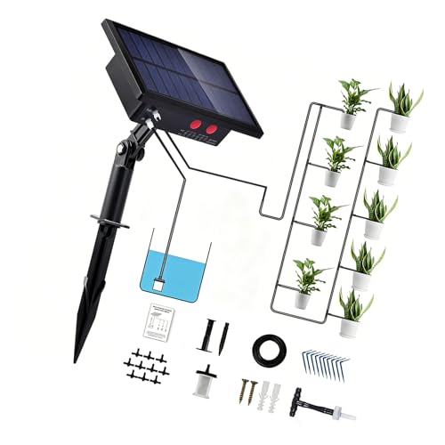 Arrosage automatique de balcon kit irrigation solaire 10 pots pour partir en vacances