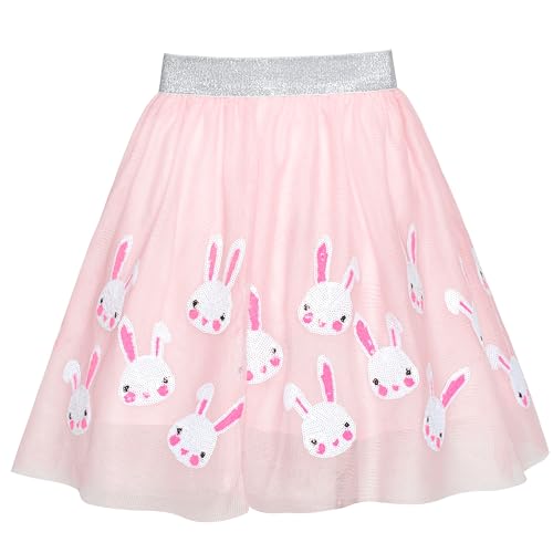 Image of Sunny Fashion Girls 2 Piece Set Shirt Skirt Love Heart Valentine Casual Festive