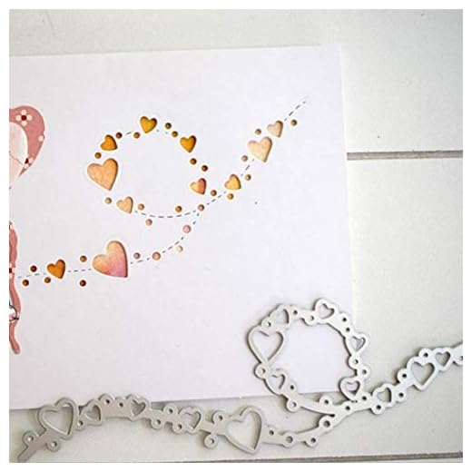Heart Lace Cutting Dies,DIY Scrapbooking Artist Metal Cutting Dies Stencils DIY Scrapbooking Album Cards Making Decor