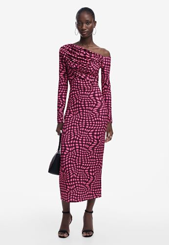 Desigual Women's Psychedelic Checkered Dress2