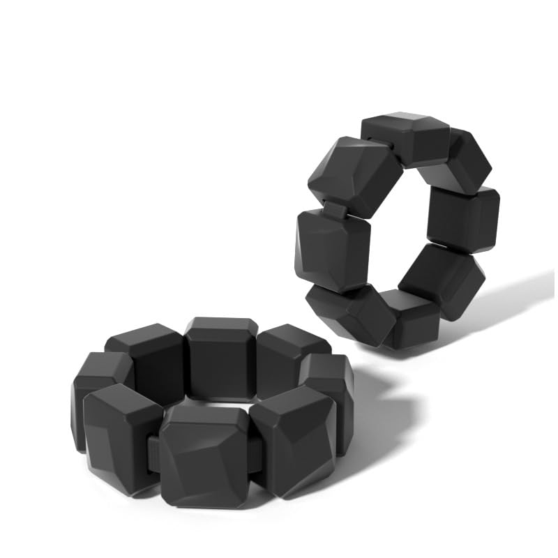 Pesas para Tobillos, Tobilleras con Peso 150g*2, Ankle Weights para el Gimnasio y el Hogar, Lastres Tobillos Antideslizante, Pulsera Pesas Fácil de Limpiar, Pesas Muñecas Silicona, Negro