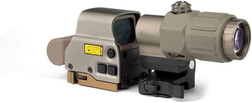 GEN2 558 Holographic Sights with G33/G45 3X/5X Magnifier Combo- 558 red dot Sight Upgraded: NV Function, No Mirror Reflection, Red Dot Clear in Strong Light