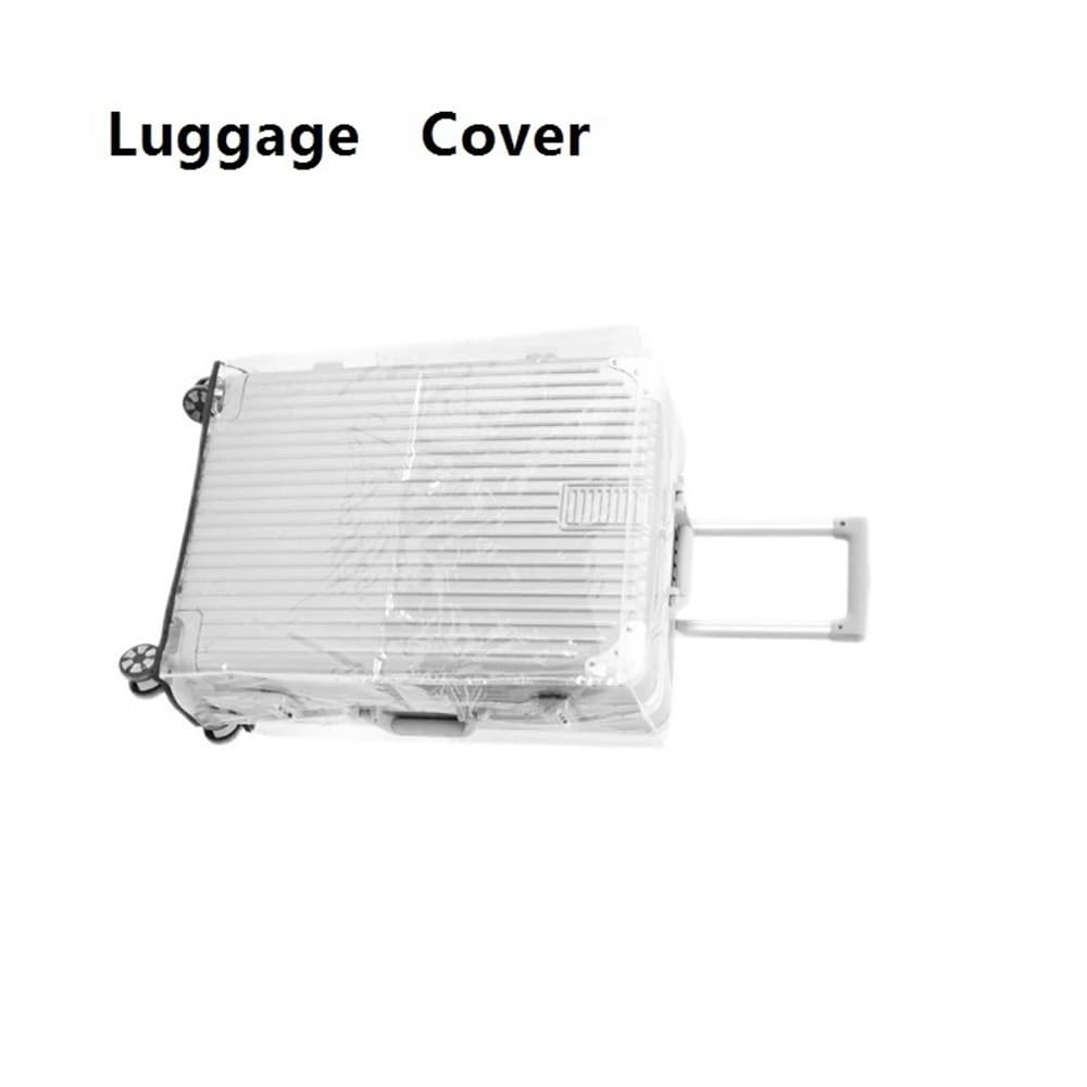 Funda elástica para maleta Juego de 3 fundas protectoras transparentes for equipaje, PVC, antiarañazos, 20, 24 y 28 pulgadas, for viajes