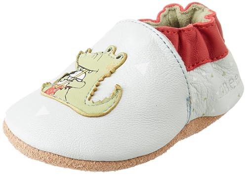 Robeez Relax Croco Hausschuh, himmelblau, 17 EU